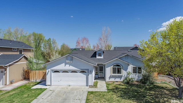1308 Brooke Way, Gardnerville, NV 89410 - view of front facade featuring concrete driveway and an attached garage