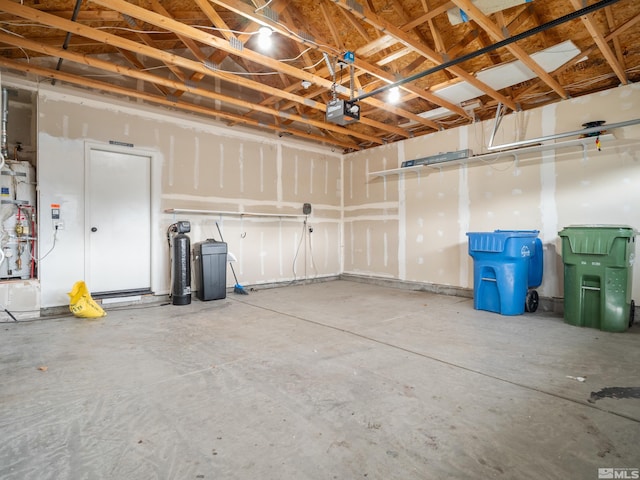 1308 Brooke Way, Gardnerville, NV 89410 - garage with a garage door opener and gas water heater