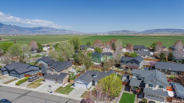 1308 Brooke Way, Gardnerville, NV 89410 - overview of rural landscape with nearby suburban area and a mountain backdrop