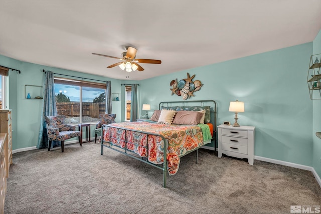 534 Dutch Oven Ct, Fernley, NV 89408 - carpeted bedroom featuring ceiling fan and baseboards