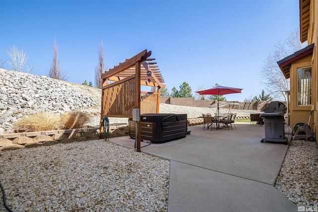 2761 Cheshire, Reno, NV 89523 - view of patio / terrace with a grill, fence, and a pergola