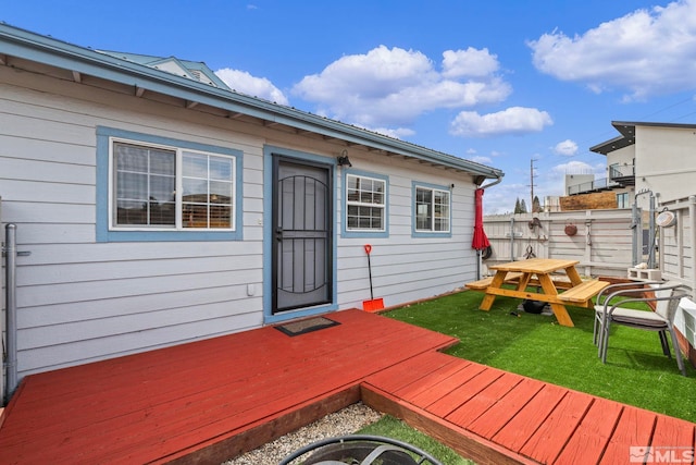 2640 Emily St, Reno, NV 89503 - view of wooden deck