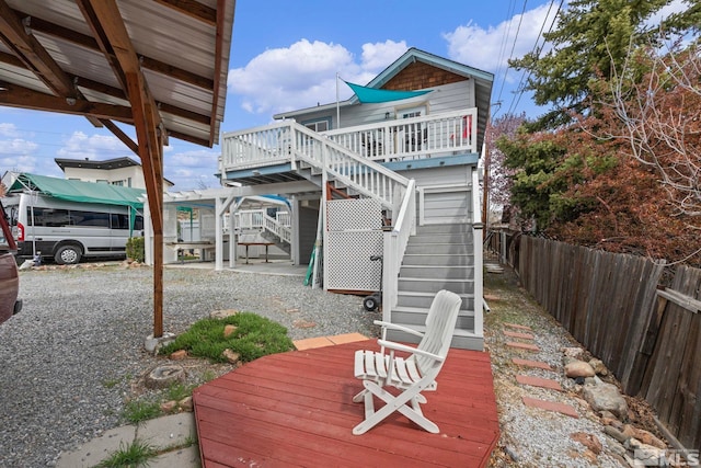 2640 Emily St, Reno, NV 89503 - exterior space featuring stairs and fence