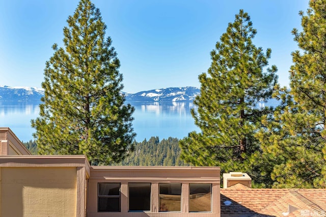 400 Fairview Blvd Unit 8, Incline Village, NV 89451 - water view with a mountainous background