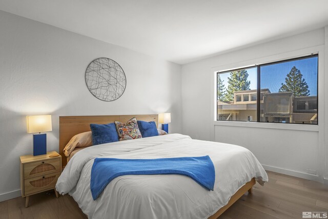 400 Fairview Blvd Unit 8, Incline Village, NV 89451 - bedroom featuring baseboards and wood finished floors