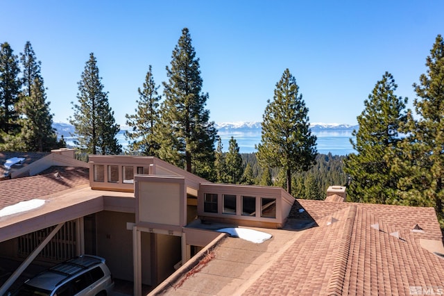 400 Fairview Blvd Unit 8, Incline Village, NV 89451 - exterior space featuring a mountain view and a chimney