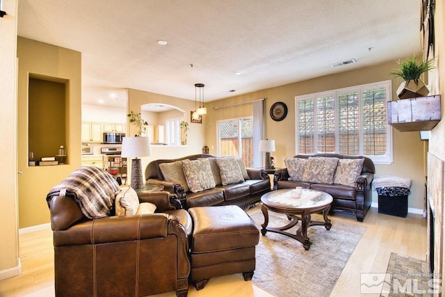 2078 Tivoli, Sparks, NV 89434 - living room with light wood-style flooring, plenty of natural light, baseboards, and recessed lighting