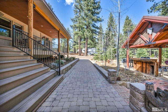16375 Callahan Rd, Reno, NV 89511 - view of patio / terrace with stairs
