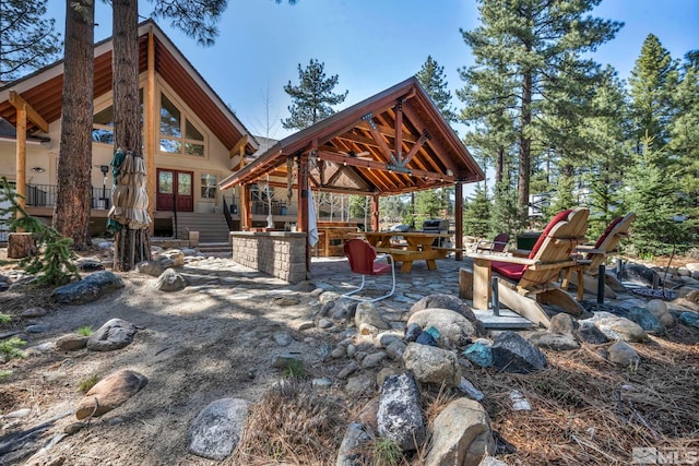 16375 Callahan Rd, Reno, NV 89511 - view of patio featuring a gazebo