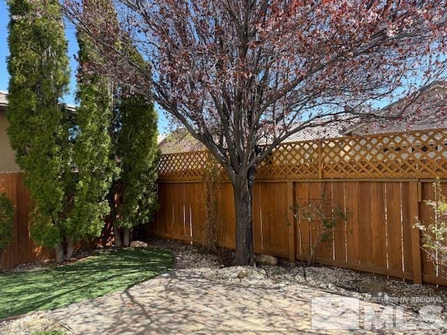 1769 La Cita Way, Minden, NV 89423 - fenced backyard with a patio area