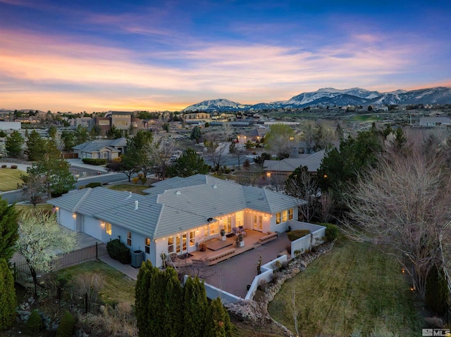 5103 Tucumcari Cir, Reno, NV 89511 - aerial view of property and surrounding area with a mountainous background