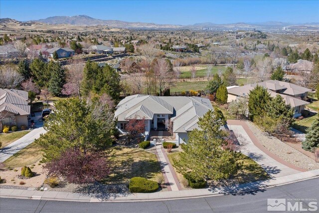 5103 Tucumcari Cir, Reno, NV 89511 - aerial view of residential area with mountains