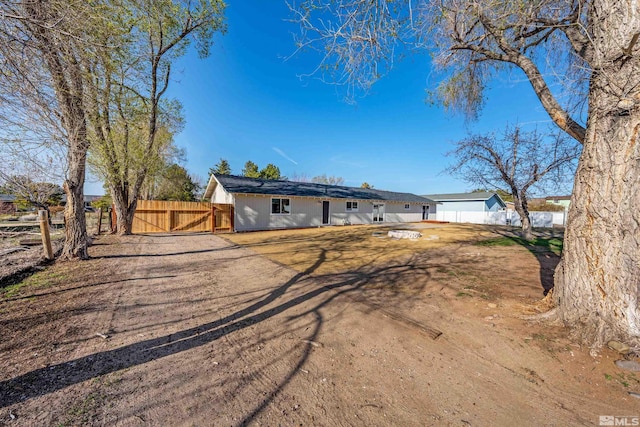 1309 Raeline Ln, Minden, NV 89423 - back of property featuring fence