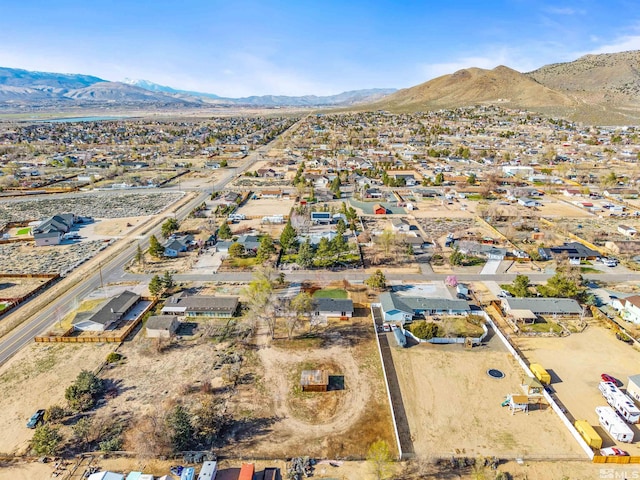 1309 Raeline Ln, Minden, NV 89423 - aerial view of residential area featuring mountains