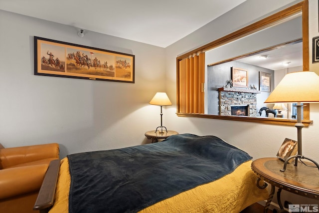 759 Boulder Ct Unit M, Stateline, NV 89449 - bedroom featuring a fireplace