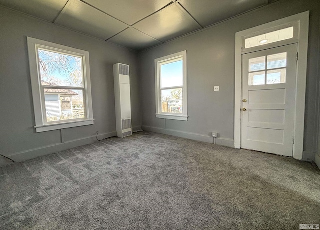 295 Apache St, Imlay, NV 89418 - carpeted entrance foyer with a heating unit, healthy amount of natural light, and baseboards