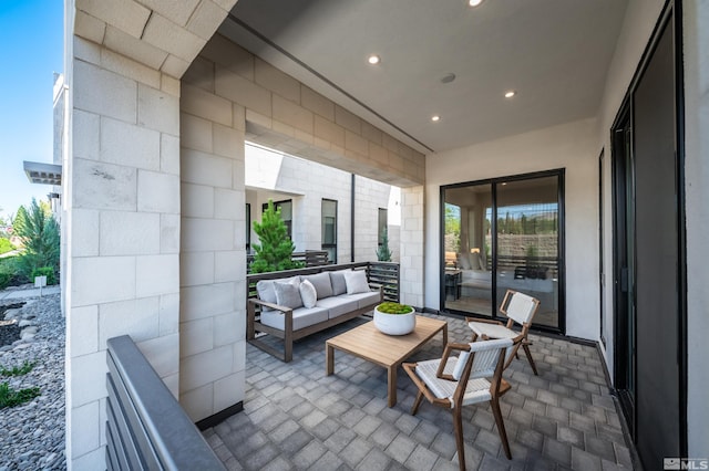 47 Campolina St Unit 23-1, Reno, NV 89511 - view of patio featuring a balcony and an outdoor hangout area