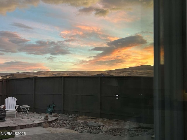2234 Great Bluffs Ln, Sparks, NV 89436 - view of yard featuring a patio and a mountain view