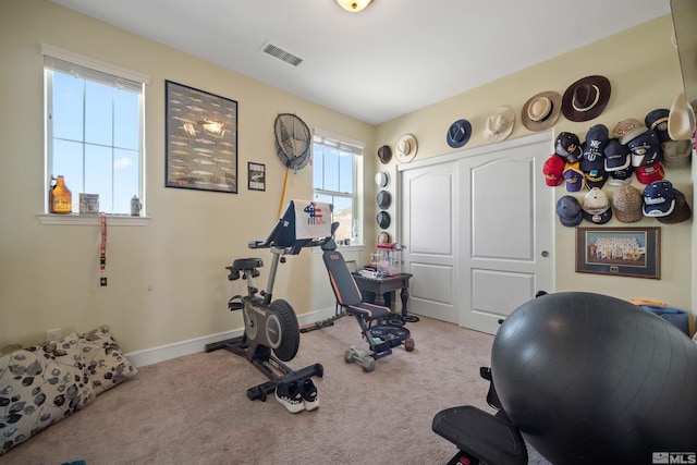 2575 Piero Ct, Sparks, NV 89434 - exercise area featuring carpet and baseboards