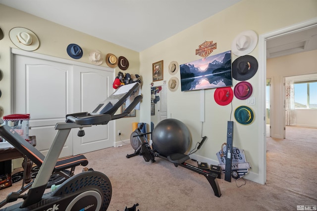2575 Piero Ct, Sparks, NV 89434 - workout room featuring carpet floors and baseboards