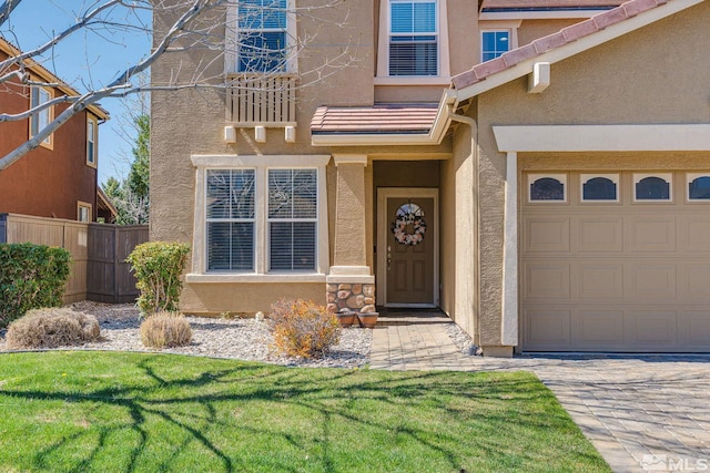 450 Ruffian Ct, Reno, NV 89521 - doorway to property featuring stucco siding
