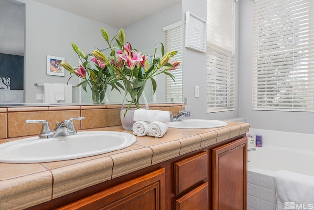 450 Ruffian Ct, Reno, NV 89521 - full bath featuring double vanity and a bath