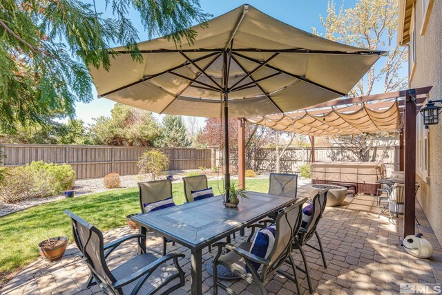 450 Ruffian Ct, Reno, NV 89521 - view of patio featuring outdoor dining space