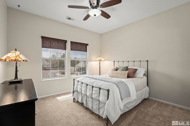 2116 Frisco Way, Sparks, NV 89434 - bedroom with light carpet, baseboards, and ceiling fan