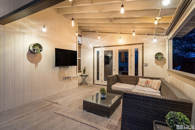 2116 Frisco Way, Sparks, NV 89434 - view of patio featuring french doors and an outdoor living space