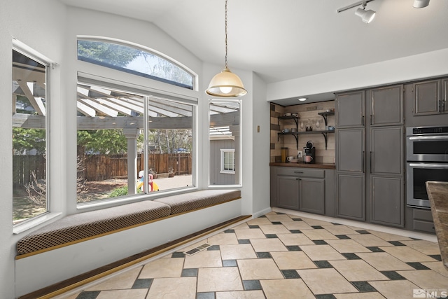 960 Country Ridge Dr, Sparks, NV 89434 - unfurnished dining area with lofted ceiling