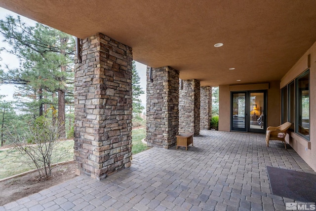 4660 W Pinewild Rd, Reno, NV 89511 - view of patio featuring french doors
