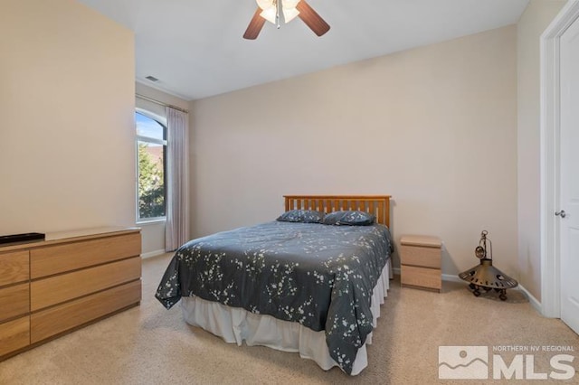 9900 Wilbur May Pkwy Unit 2704, Reno, NV 89521 - bedroom with carpet flooring, baseboards, and a ceiling fan
