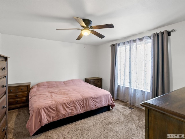 1564 Reese River Rd, Fernley, NV 89408 - bedroom with carpet and ceiling fan