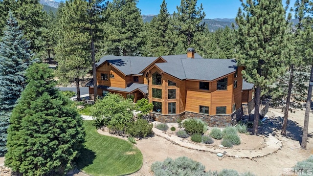 180 Nottingham Ct, Reno, NV 89511 - view from above of property featuring mountains