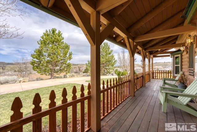 8705 Spearhead Way, Reno, NV 89506 - view of wooden deck