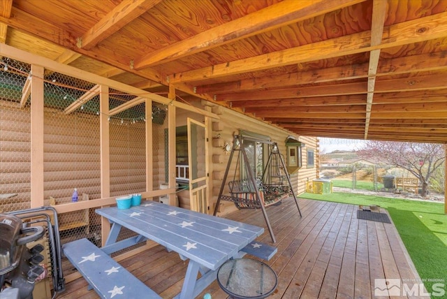 8705 Spearhead Way, Reno, NV 89506 - view of deck