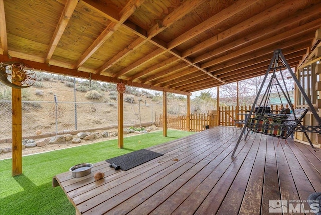 8705 Spearhead Way, Reno, NV 89506 - view of wooden deck