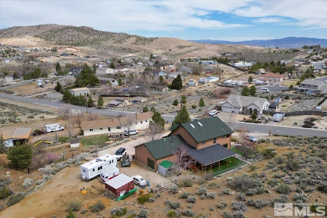 8705 Spearhead Way, Reno, NV 89506 - aerial view of residential area featuring a mountain backdrop