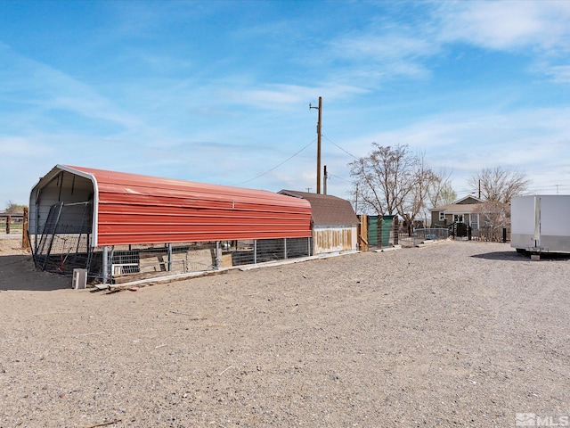 325 Stock Ln, Fernley, NV 89408 - view of outbuilding with fence
