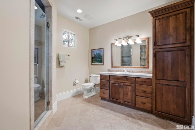 6554 Champetre, Reno, NV 89511 - full bath with toilet, baseboards, a stall shower, and vanity
