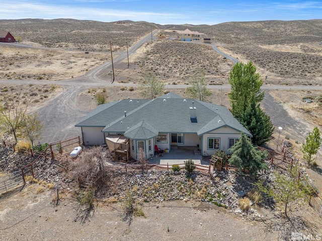 1974 Spring Rd, Fernley, NV 89408 - overview of rural landscape featuring a mountain backdrop and a desert landscape