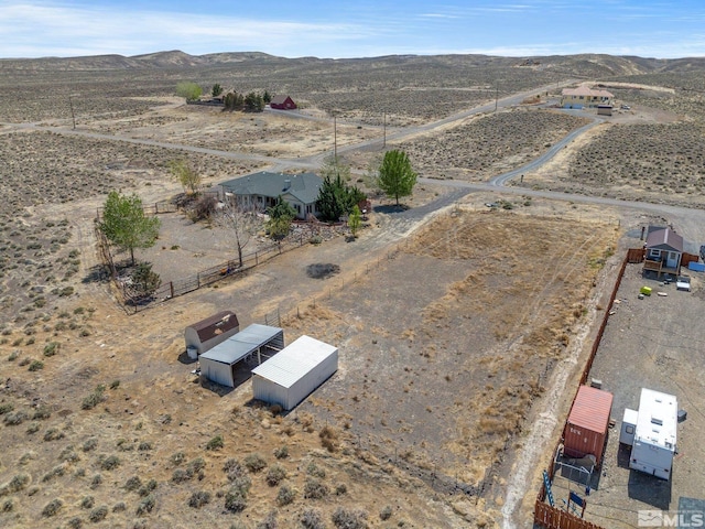 1974 Spring Rd, Fernley, NV 89408 - view of rural area featuring a mountain backdrop and a desert landscape