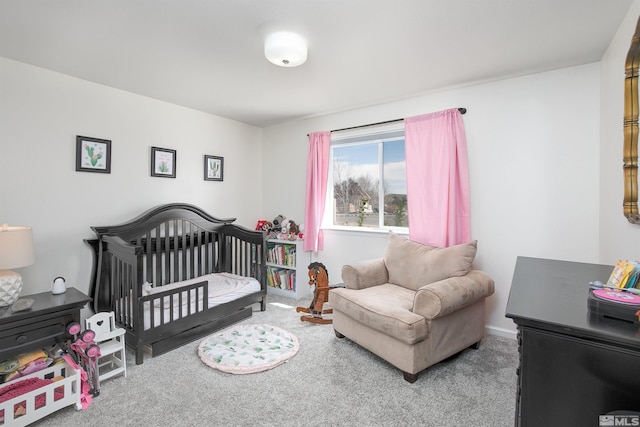 1675 Skyridge Dr, Fallon, NV 89406 - carpeted bedroom featuring a crib