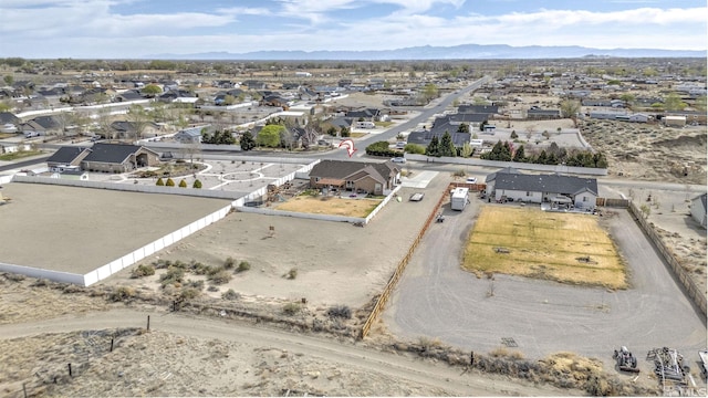 1675 Skyridge Dr, Fallon, NV 89406 - aerial perspective of suburban area with a mountainous background