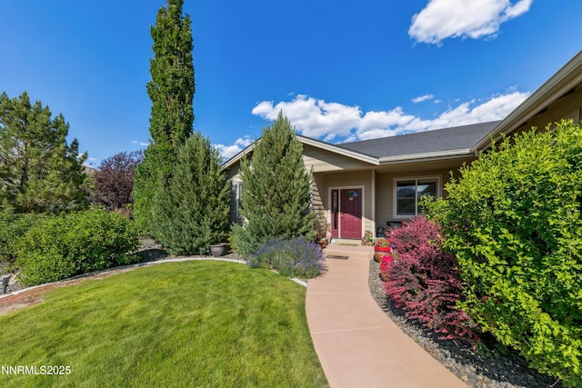 1367 Porter Dr, Minden, NV 89423 - view of front of house featuring a front lawn