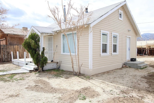 665 C St, Hawthorne, NV 89415 - view of side of property featuring fence