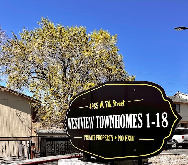 4985 W 7th St Unit 11, Reno, NV 89503 - view of community sign