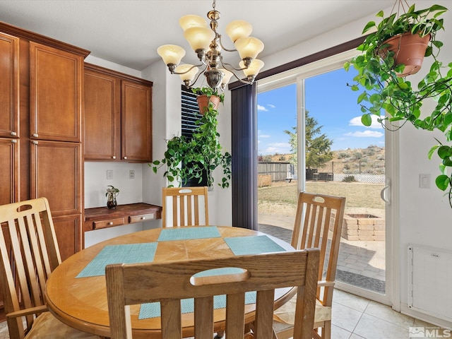 7730 Opal Blf, Reno, NV 89506 - dining room with a chandelier and light tile patterned flooring