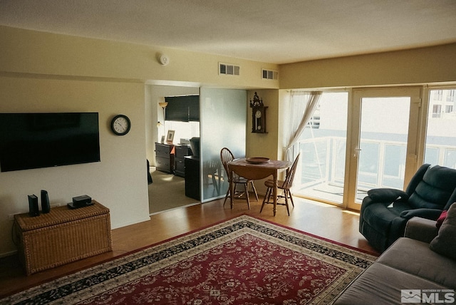255 N Sierra St Unit 708, Reno, NV 89501 - living area with wood finished floors