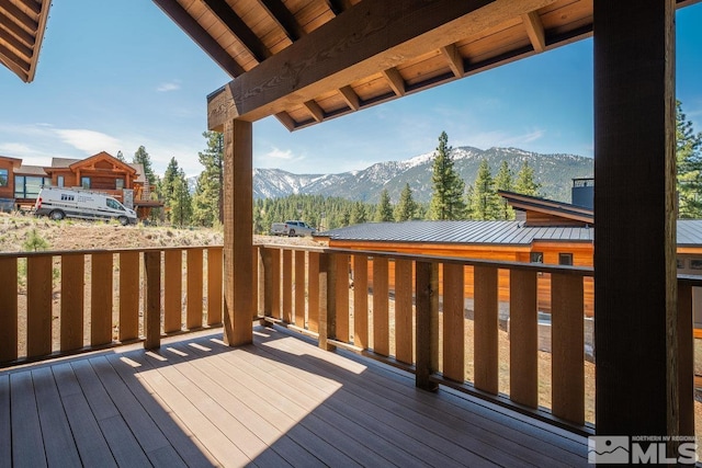 534 Headwaters Way, Carson City, NV 89705 - deck with a mountain view